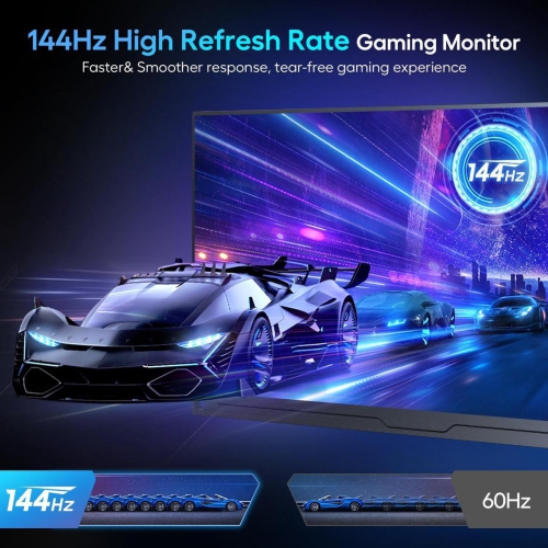 UPERFECT Portable Monitor 2K 144Hz 18" Portable Gaming Monitor 2560*1600 16:10 100% DCI-P3 Gaming Monitor Display FreeSync HDR