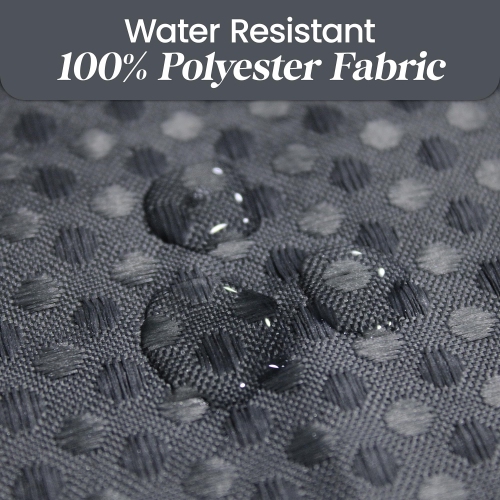 Canadian Linen Hookless Shower Curtains, 72"x72" Mildew Water Resistant Washable Polyester Bathtub Shower Curtains for Bathroom, Grey Sheer Top Design