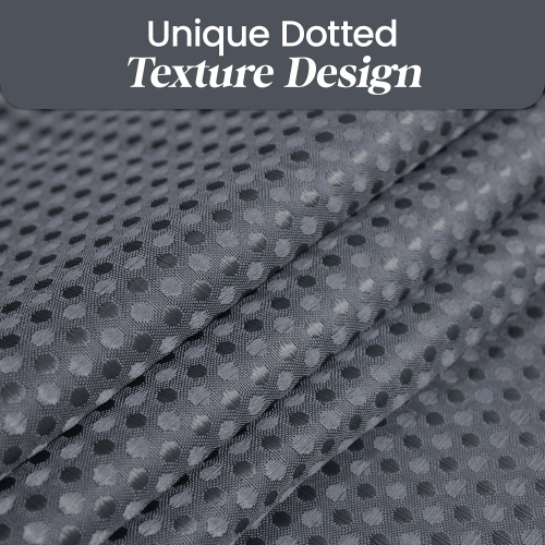 Canadian Linen Hookless Shower Curtains, 72"x72", Mildew Water Resistant Washable Polyester Bathtub Shower Curtains for Bathroom, Grey Waffle Design