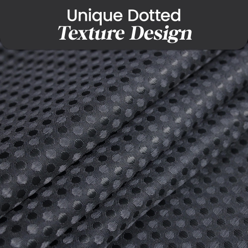 Canadian Linen Hookless Shower Curtains, 72"x72", Mildew Water Resistant Washable Polyester Bathtub Shower Curtains for Bathroom, Black Waffle Design