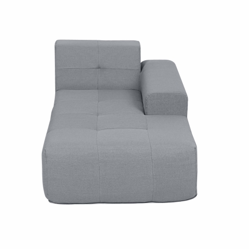 Deko Living 3 Piece Gray Outdoor Compression Foam Sofa and Table Set