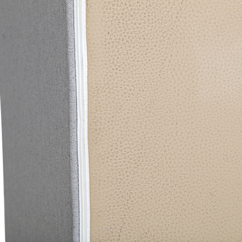 Deko Living Gray Outdoor Compression Foam Armless Sofa Chair