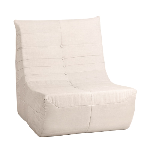 Causeuse d'extérieur en mousse à compression, beige Deko Living