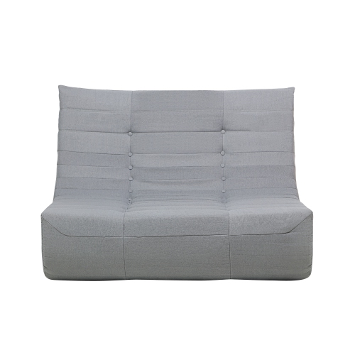 Deko Living – Chaises canapés d'extérieur en mousse à compression grise