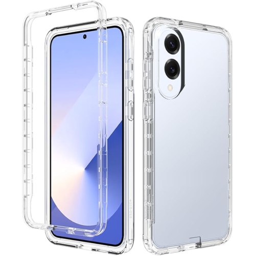 Samsung S25 Edge Clear Case with Shockproof Bumper Durable Transparent Cover with Impact-Resistant Protection