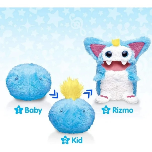 Tomy Rizmo Aqua Interactive Evolving Musical Plush Toy with Fun Games
