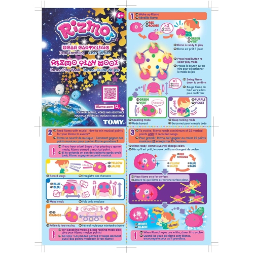 Tomy Rizmo Aqua Interactive Evolving Musical Plush Toy with Fun Games