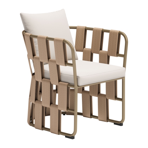 Chaise de salle à manger Quadrat blanche