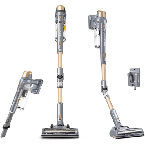 Kenmore DS4095 Cordless Stick Vacuum with EasyReach Wand, 2-Speed Power, HEPA Filter, LED Headlight, Converts to Handheld