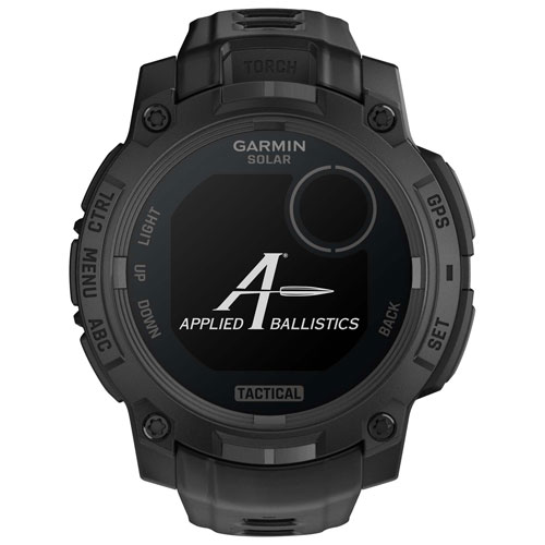 Garmin Instinct 3 Solar Tactical Edition 45mm Bluetooth Multisport Smartwatch - Black
