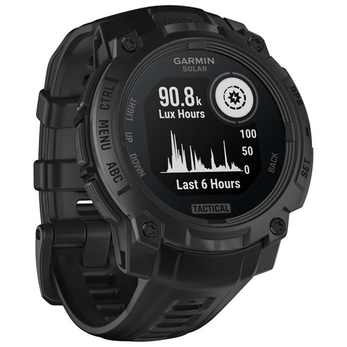 Montre intelligente multisport Bluetooth de mm Instinct 3 édition Solar Tactical de Garmin