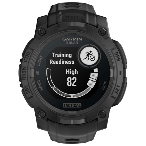 Montre intelligente multisport Bluetooth de mm Instinct 3 édition Solar Tactical de Garmin