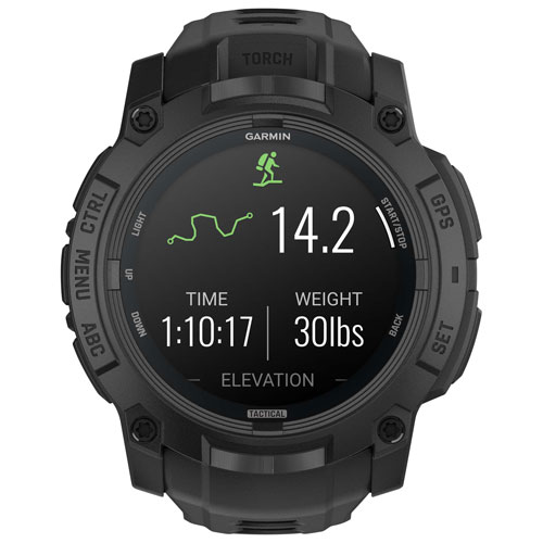Garmin Instinct 3 AMOLD Tactical Edition 45mm Bluetooth Multisport Smartwatch - Black