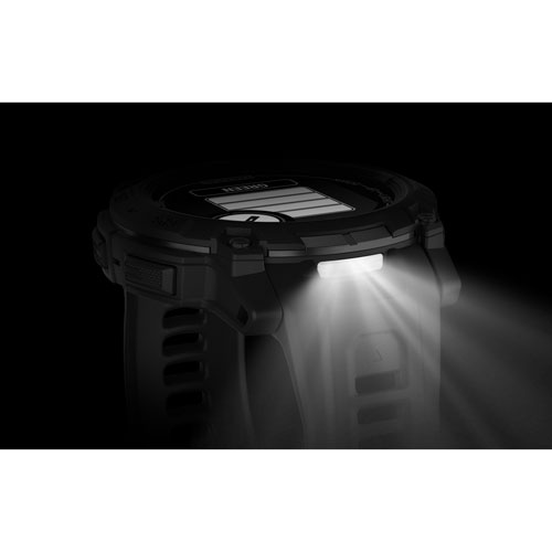 Garmin Instinct 3 Solar Tactical Edition 50mm Bluetooth Multisport Smartwatch - Black