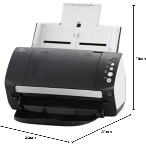 Fujitsu fi-7140 High-Speed Duplex Document Scanner – 40 ppm, 80-Sheet ADF, 600 dpi, USB 2.0