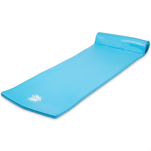 TRC RECREATION  Splash 1.25" Thick Foam Swimming Pool Float Mat, Marina In Blue