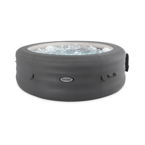 Intex SimpleSpa Bubble Massage 6 Person Inflatable Hot Tub with Energy Cover