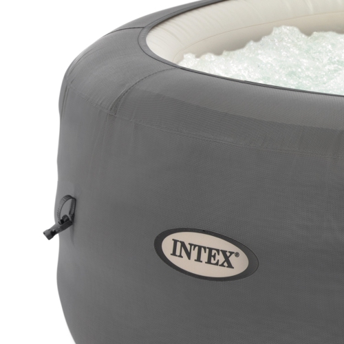 Intex SimpleSpa Bubble Massage 6 Person Inflatable Hot Tub with Energy Cover