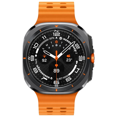 Samsung Galaxy Watch Ultra 47mm LTE Smartwatch - Titanium Grey/Orange.