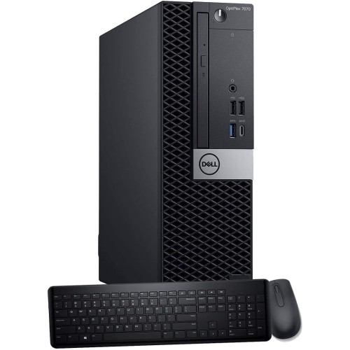 Dell OptiPlex 7070 SFF Desktop | Intel Core i5-9500 | 32GB DDR4 RAM | 512GB NVMe SSD + 1TB HDD | Wi-Fi | BT | HDMI | Windows 11 Pro – (Refurbished