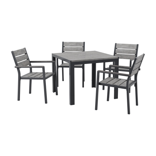 CorLiving 5-Piece Gallant Aluminum Outdoor Dining Set