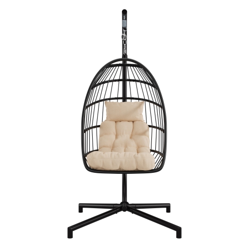 CorLiving Ember Hanging Egg Chair with Cushion