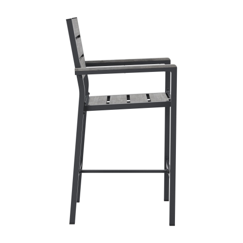 CorLiving Gallant Aluminum Outdoor Bar Chair, Set of 2