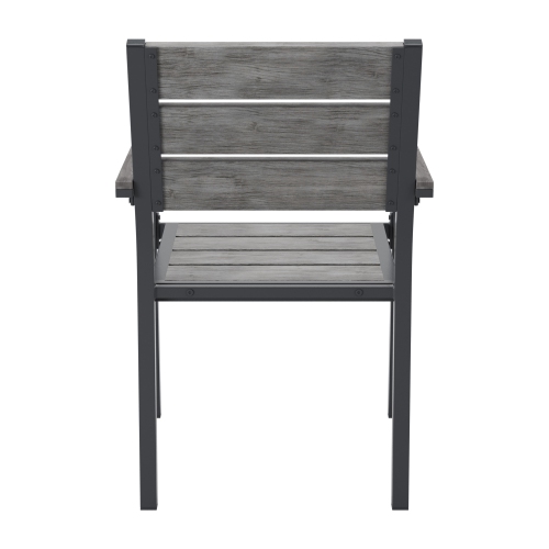CorLiving Gallant Aluminum Patio Dining Chairs, Set of 2