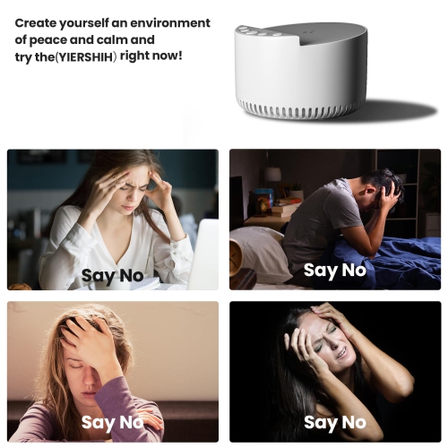 Classic Bluetooth Speaker, Wireless Charging Noise Sound Machine, Sleep Therapy for Adults & Baby Meditation(White)