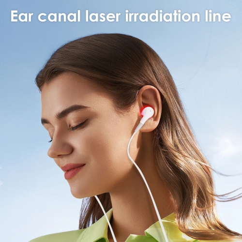 Le dispositif thérapeutique pour la longueur d'onde 650 nm de Red Light Ear Therapy Line favorise la circulation sanguine et soulage la douleur