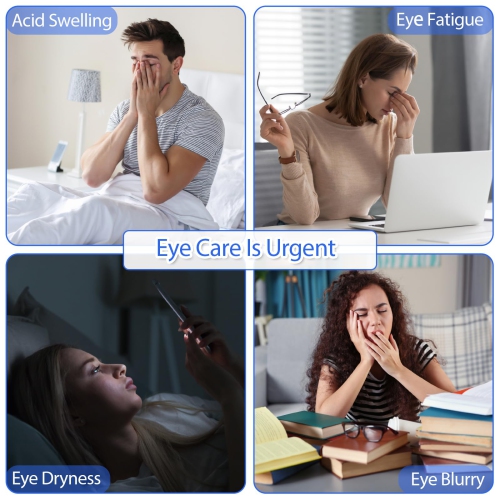 Nano Eye Mist Sprayer & Eye Wash Kit, Portable Eye Mister for Eyelid to Relief Dry Eyes, Rechargeable Eye Steamer for Eye Drops Tool