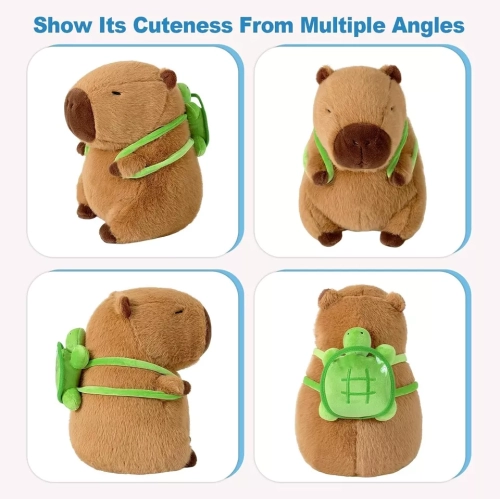 Cute Simulation Plush Capybara, Plush Toy Animal Doll, Suitable for Birthday & Holiday Gifts for Family and Friends