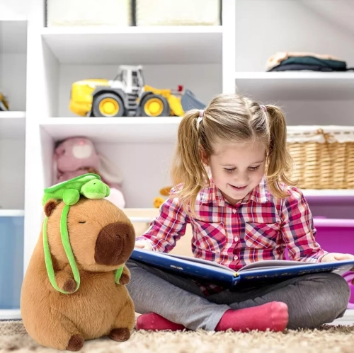 Cute Simulation Plush Capybara, Plush Toy Animal Doll, Suitable for Birthday & Holiday Gifts for Family and Friends