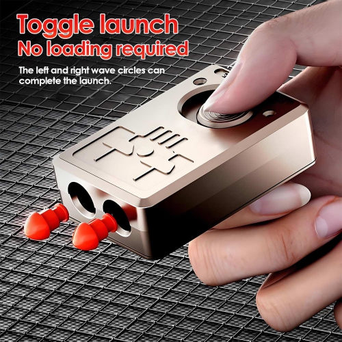 Playing Card Push Shell Toy Gun, Ejection Decompression Soft Bullet Gun for Boys Ages 14+, Holiday Birthday Gift