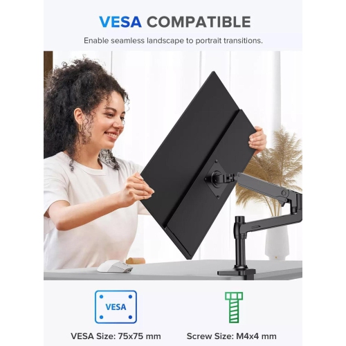 UPERFECT 22" Portable Monitor 2560*1440 2K QHD LCD Game Display IPS Panel USB C HDMI Computer Screen with VESA