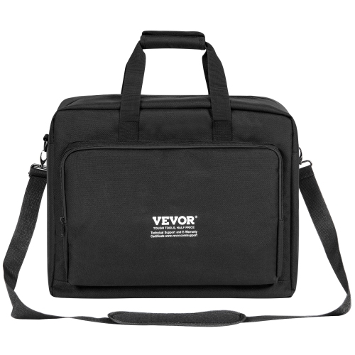 VEVOR 19.29 x 8.66 x 15.34 in Padded DJ Mixer Gig Bag, 1200D Oxford Fabric, DJ Gear Carry Bag with a Storage Pocket 4.92 ft Removable Shoulder Strap