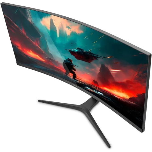 YEYIAN 34 inch Ultrawide Curved 180Hz Gaming Computer Monitor 1ms 1500R VA Screen PC, 21:9 WQHD, 178°Viewing Angle, sRGB 129%, DCI-P3