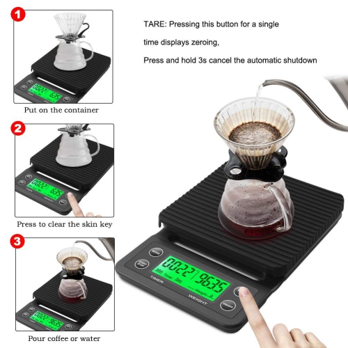 Coffee Scale Espresso Scale Coffee Weight Scale with Timer