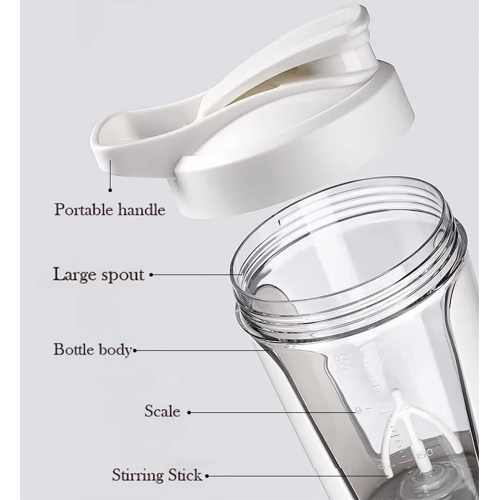 Electric Shaker Bottle,USB Rechargeable Protein Shake Mixer,Portable Mixer Cup Auto Mixing Mug for Shakes & Coffee