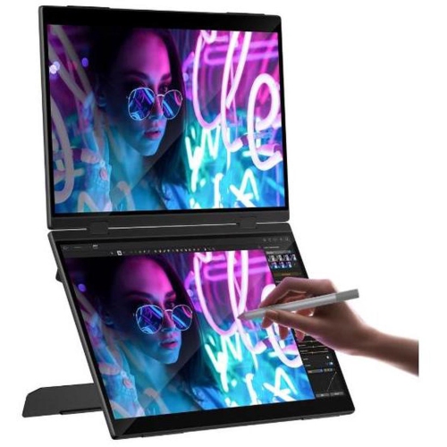 UPERFECT Delta Pro Touch - 16 Inch 2.5K Dual Monitor with Touch Pen