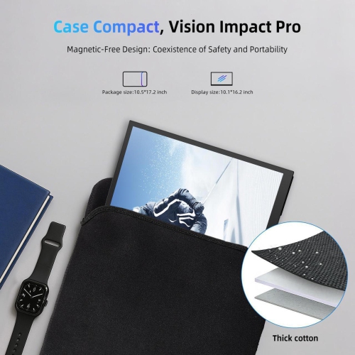 UPERFECT 120Hz Gaming Monitor 18.5" 1920x1080 Portable Monitor USB-C Monitor Freesync Gaming Screen For Xbox PS 5