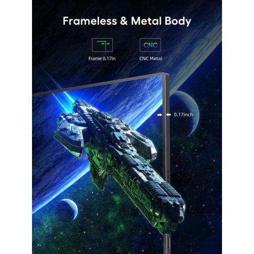 UPERFECT 18.5" 120HZ Portable Gaming Monitor 1080P FHD Large Monitor For PS Game Xbox One