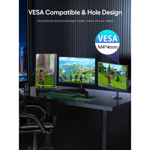 UPERFECT 18.5" 120HZ Portable Gaming Monitor 1080P FHD Large Monitor For PS Game Xbox One