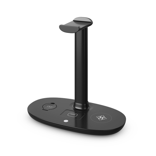Headphone Stand with 4 in 1 Wireless Charger -Headset Holder & Station Dock for Apple Watch, AirPods Max/Pro/2/ iPhone 13/12/11