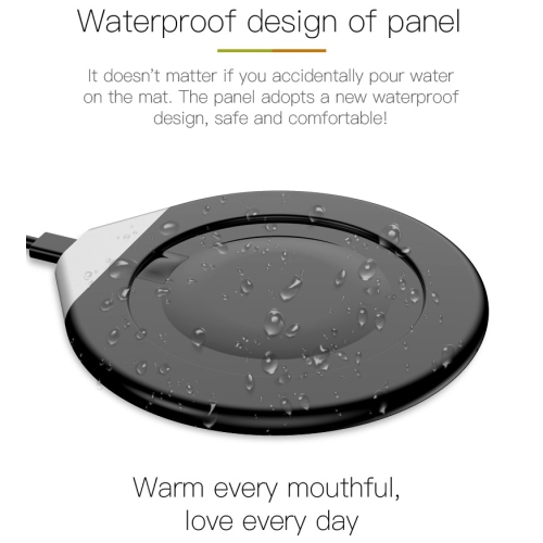 Smart Mug Warmer Wireless Heated Coffee Cup 55℃ Thermostatic Mug with phone Wireless Charger For Home Office Desk Gift