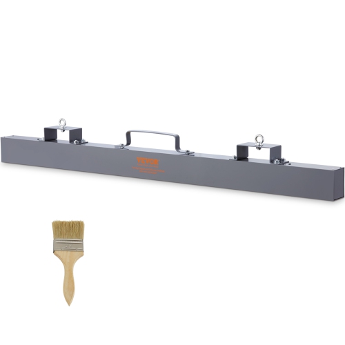 VEVOR 48 inch Hanging Magnetic Sweeper, Magnet Sweeper, 80 LBS Magnetic Forklift Sweeper Industrial Magnets Steel Material Hunting Accessories for