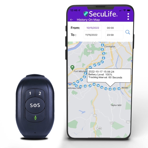 SOS Wristband Alert Bracelet – Alert systems for seniors, Emergency Call Button with 2-Way Speakerphone, 4G Tracking Smart Watch(SIM Card Not