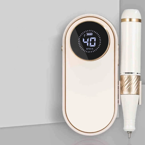 MYACUC  Nail Drill Machine, Rechargeable Portable 40000 Rpm Powerful Electric Nail File for Uv Polish Acrylic Gel