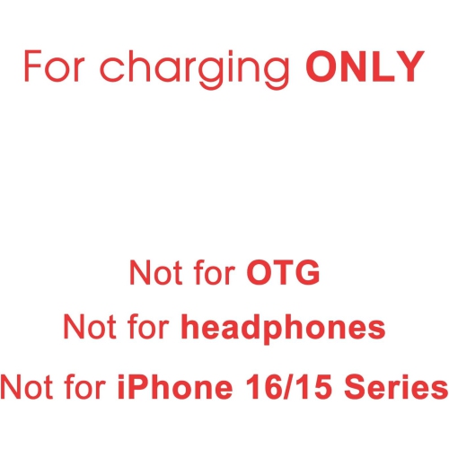 TechMatte USB C Female to Lightning Male Charging Adapter for iPhone, with E-Mark IC Anti-Lost Holder, Support PD Fast Charging, Not Support