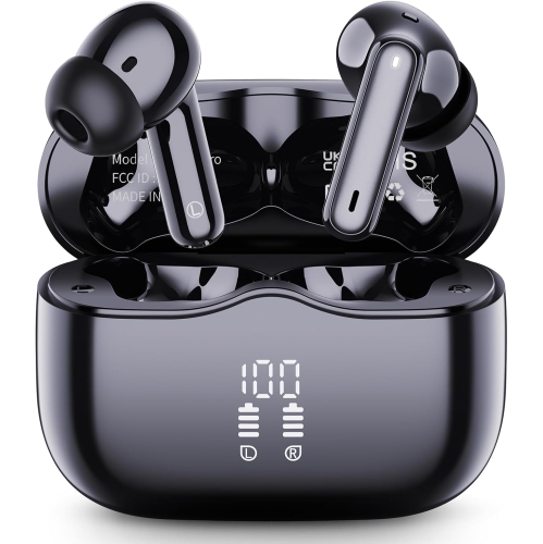 Wireless Earbuds, 2025 Bluetooth 5.4 In-Ear Headphones with 4 ENC Noise Cancelling Microphones,